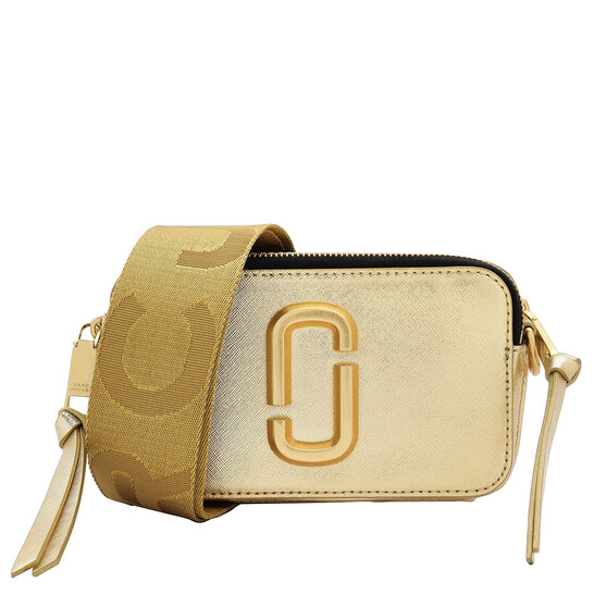 Marc Jacobs The Metallic Snapshot Crossbody Bag