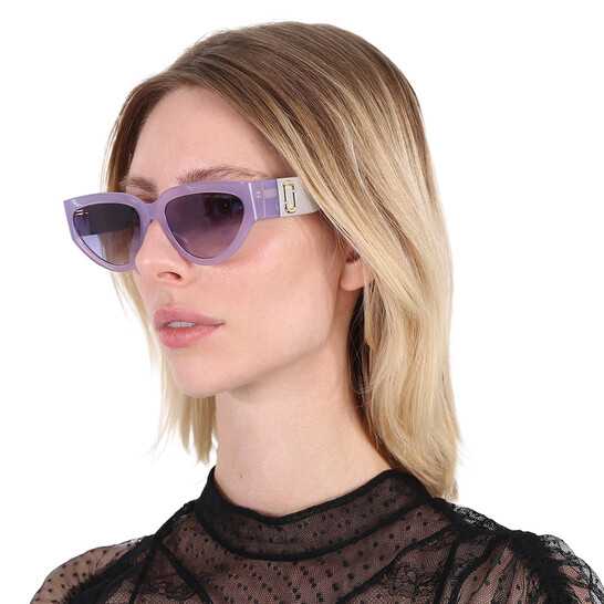 Marc Jacobs Violet Shaded Cat Eye Ladies Sunglasses MARC 645