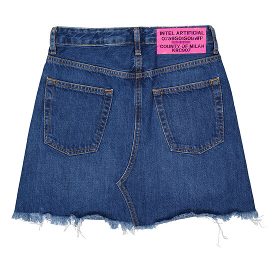 Marcelo Burlon Denim Blue Skirt - 546x546 Image #7