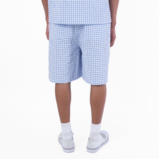 Marni Check Print Straight-Leg Shorts, Brand Size 48 (Waist Size 32") - 546x546 Image #3