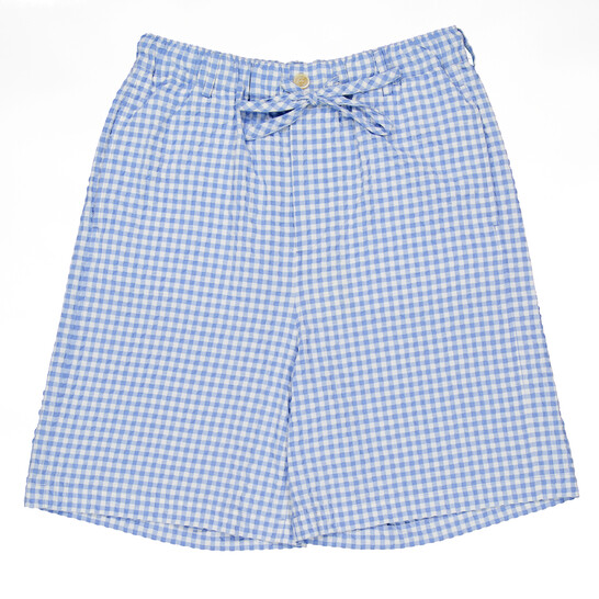 Marni Check Print Straight-Leg Shorts, Brand Size 48 (Waist Size 32") - 546x546 Image #5