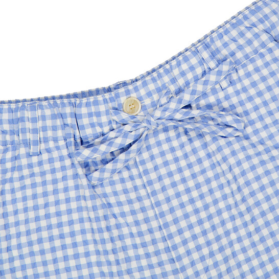 Marni Check Print Straight-Leg Shorts, Brand Size 48 (Waist Size 32") - 546x546 Image #6