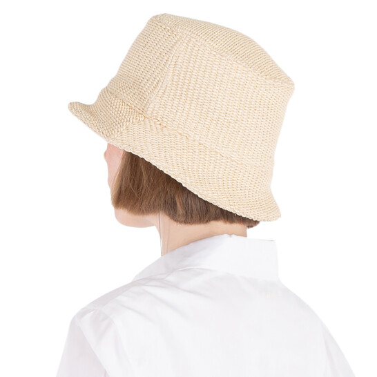 ハット Marni LOGO RAFIA BUCKET HAT Marni Raffia-effect bucket hat Marni