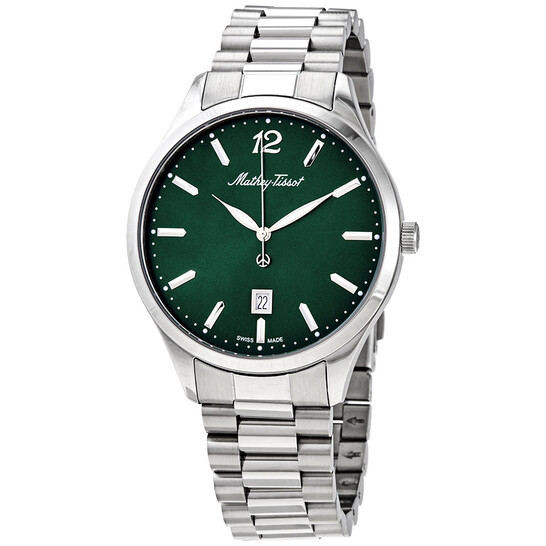 Mathey-Tissot Urban Quartz Green Dial Men's Watch H411MAV
