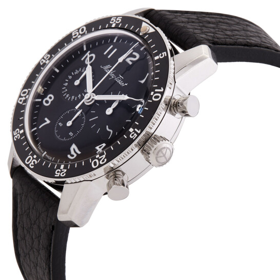 Tissot メンズ時計 Mathey-Tissot 1968 Chronograph Automatic Black Dial Men's Watch