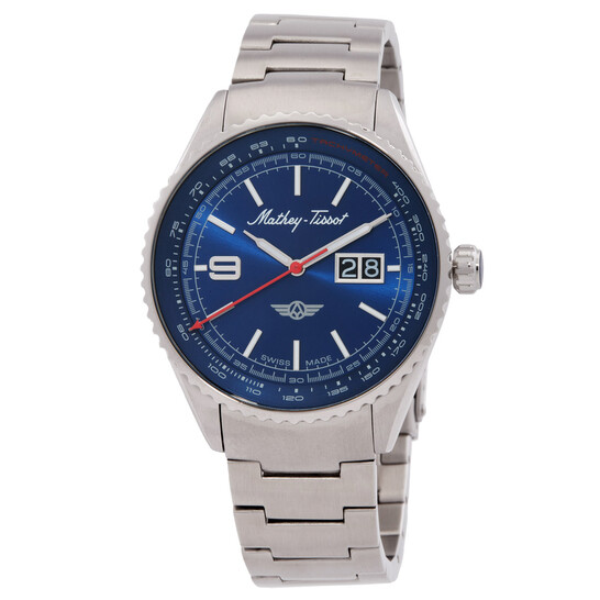 Mathey-Tissot Atlas Quartz Blue Dial Men's Watch MTWG9001104