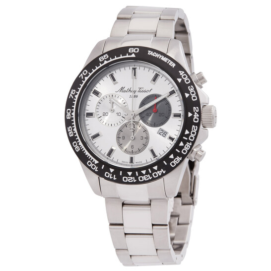 Mathey-Tissot Chrono II Chronograph Quartz White Dial Men's Watch