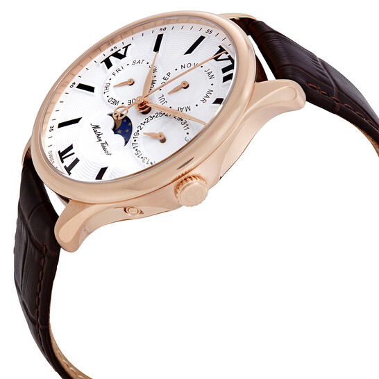 Mathey-Tissot Edmond Moon Phase White Dial Men's Watch