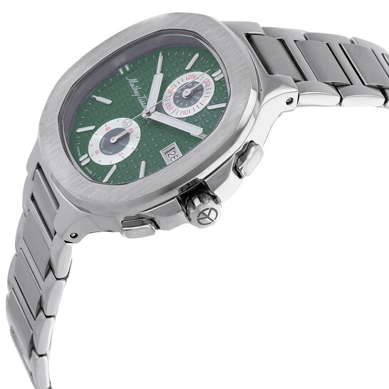 Mathey-Tissot Evasion Chronograph Quartz Green Dial Men's Watch