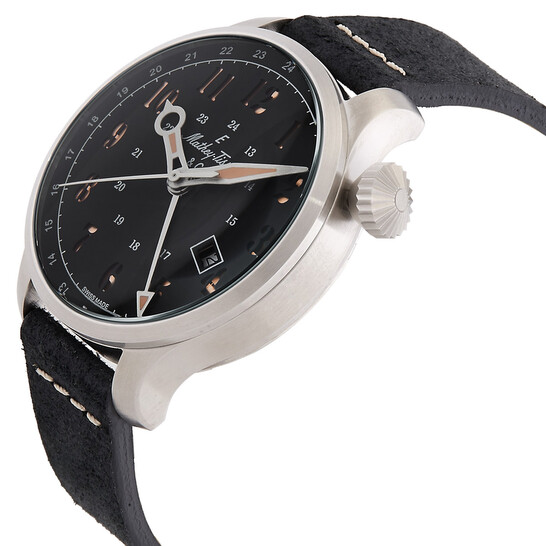 Mathey-Tissot GMT 293 Automatic Black Dial Men's Watch H123ABU