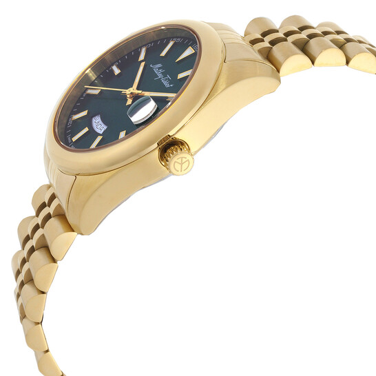 Mathey-Tissot Mathy Day-Date Quartz Green Dial Men's Watch D510PV
