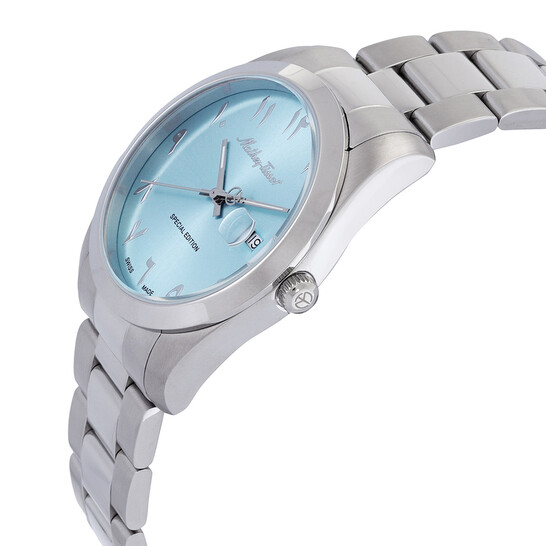 Mathey-Tissot Mathy Orient Quartz Blue Arabic Dial Men's