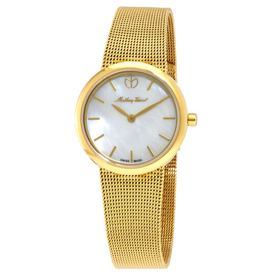 maa⭐︎♡ Mathey-Tissot Milly Mother of Pearl Dial Ladies Watch