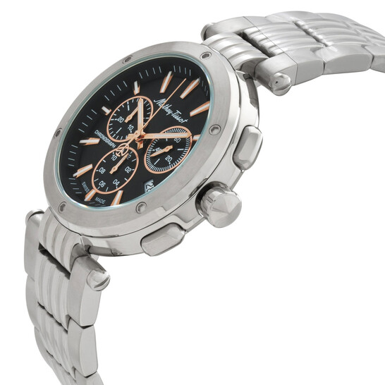 Mathey-Tissot Neptune Chrono Chronograph Quartz Black Dial Men's