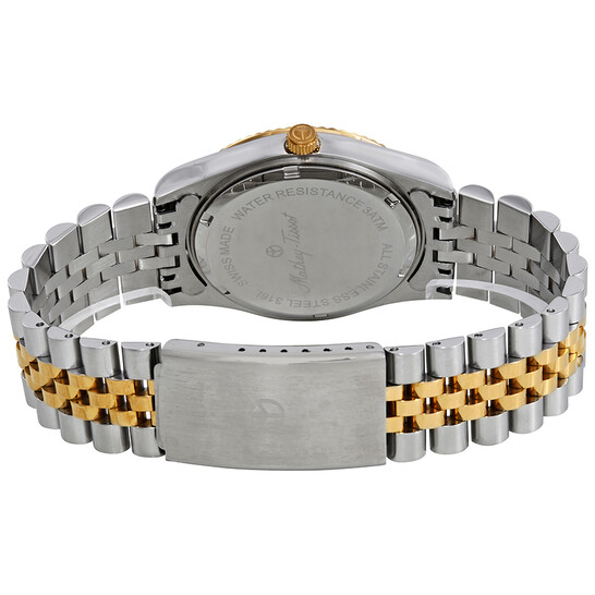 mathey-tissot Rolly IIIクリスタルシルバーダイヤルレディース時計d810ai