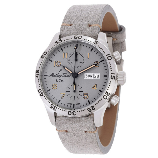 Mathey-Tissot Type 21 Chrono Auto Chronograph Automatic Grey Dial