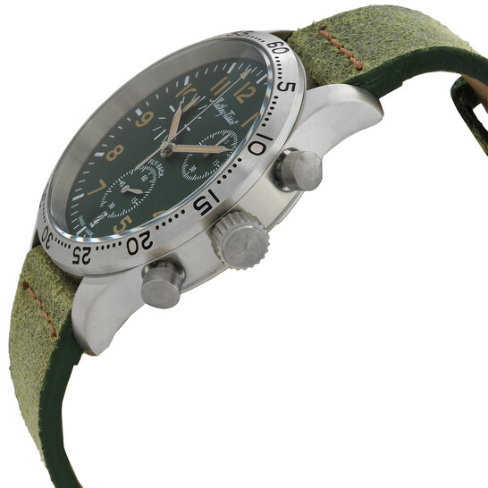 Mathey-Tissot Type 21 Chronograph Green Dial Men's Watch