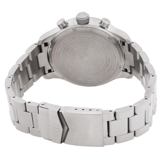 Mathey-Tissot Type 21 Titanium Chronograph Quartz Black Dial Men's