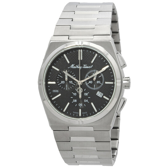 Mathey-Tissot Zeus Chronograph Quartz Black Dial Men's Watch