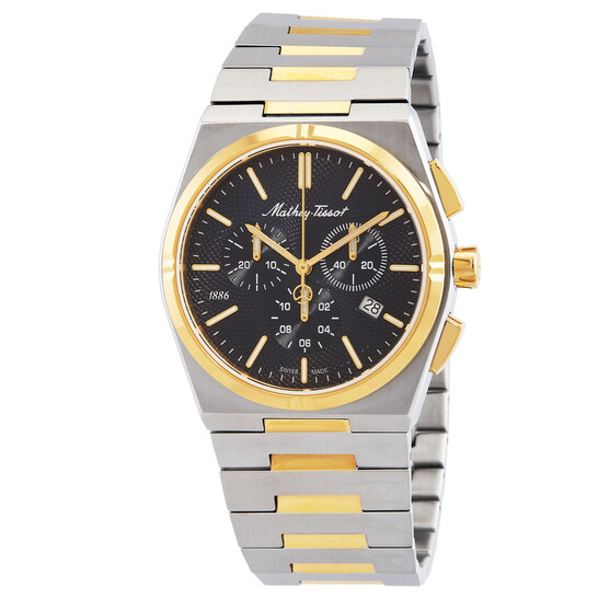 Mathey-Tissot Zeus Chronograph Quartz Blue Dial Men's Watch