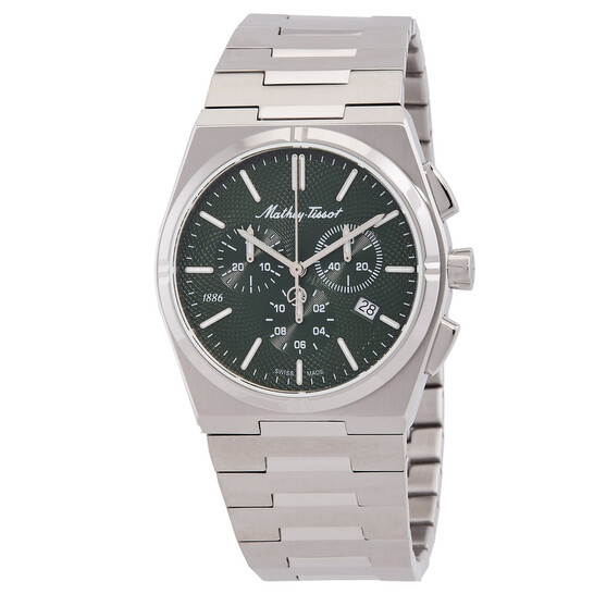 Mathey-Tissot Zeus Chronograph Quartz Green Dial Men's Watch