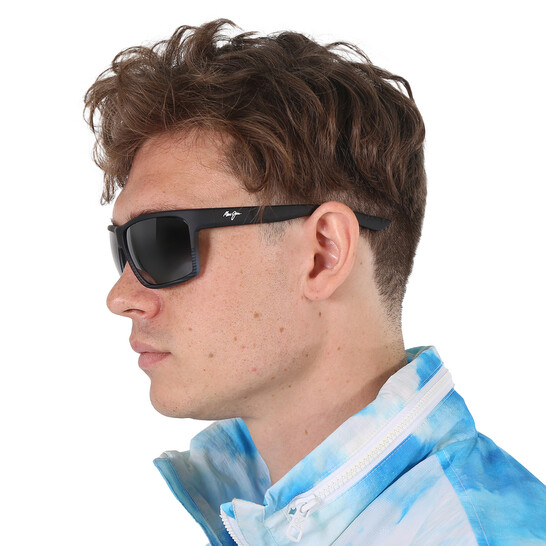 Maui Jim Alenuihaha Nuetral Grey Wrap Unisex Sunglasses 839-11D 64