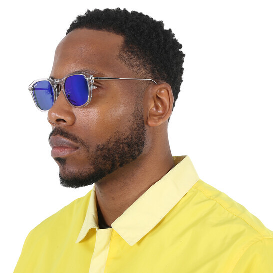 Maui Jim Alika Blue Hawaii Geometric Unisex Sunglasses B837-05 49