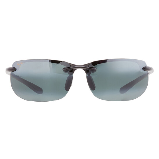Maui Jim Banyans Universal Fit Neutral Grey Wrap Unisex Sunglasses