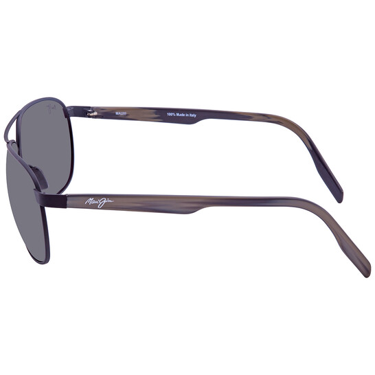 Jim Castles Maui Jim Castles Neutral Grey Pilot Unisex Sunglasses 728-2M 62 ...