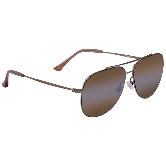 Maui Jim Cinder Cone Hcl Bronze Pilot Unisex Sunglasses H789  display picture 2