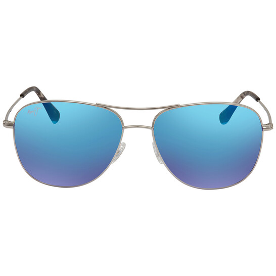 Maui Jim Cliff House Blue Hawaii Pilot Unisex Sunglasses B247-17