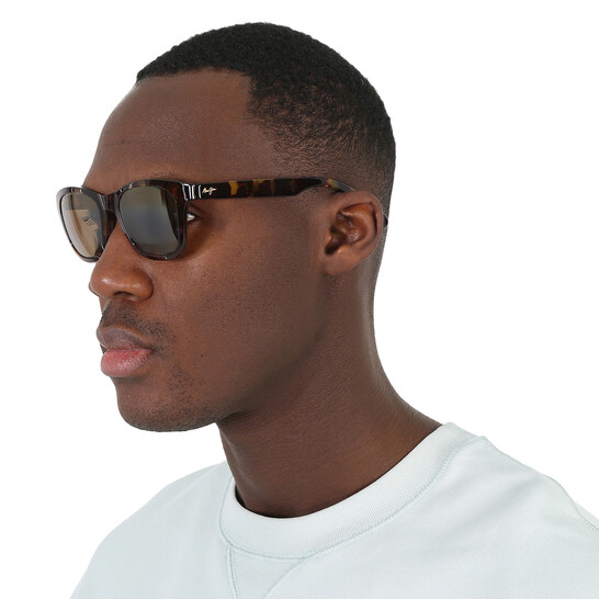 Maui Jim Hana Bay HCL Bronze Square Unisex Sunglasses H434-10L 51