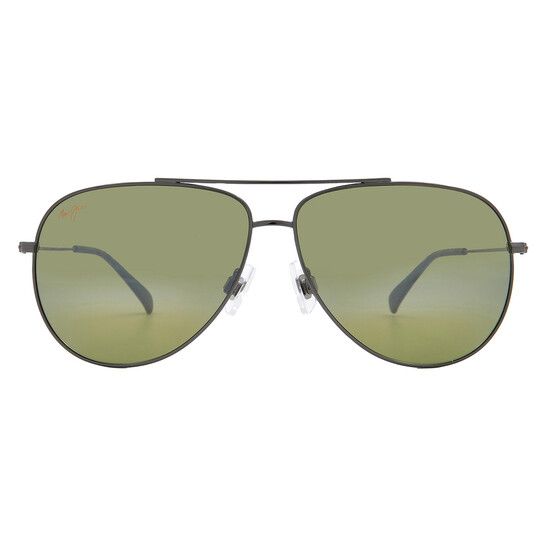 Maui Jim Hau'oli XL Maui HT Pilot Men's Sunglasses HT674-17A 62
