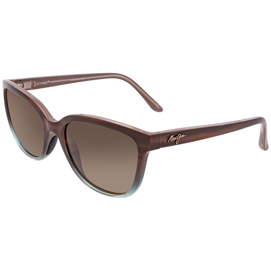 Maui Jim Honi HCL Bronze Cat Eye Ladies Sunglasses HS758-22B 54