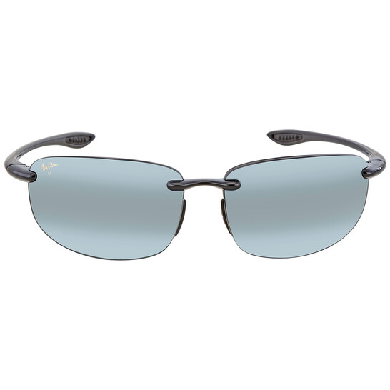 Maui Jim Ho'okipa Grey Oval Men's Sunglasses 407-02 64