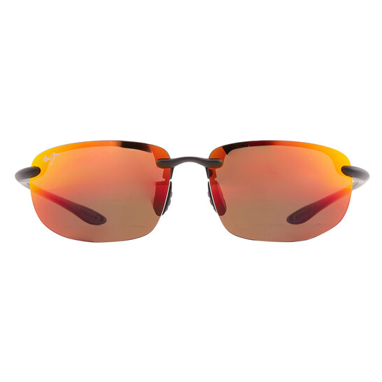 Maui Jim Ho'okipa Universal Fit Hawaii Lava Wrap Unisex Sunglasses