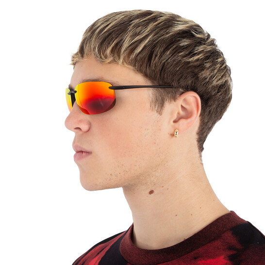 Maui Jim Ho'okipa XLarge Hawaii Lavs Rectangular Men's Sunglasses