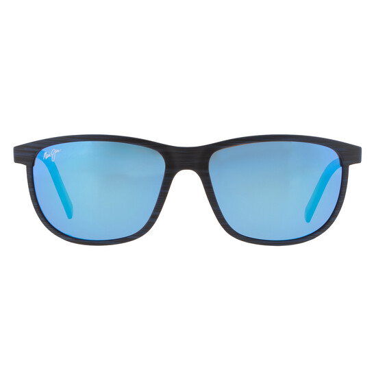 Maui Jim Lele Kawa Blue Hawaii Square Unisex Sunglasses B811-03S