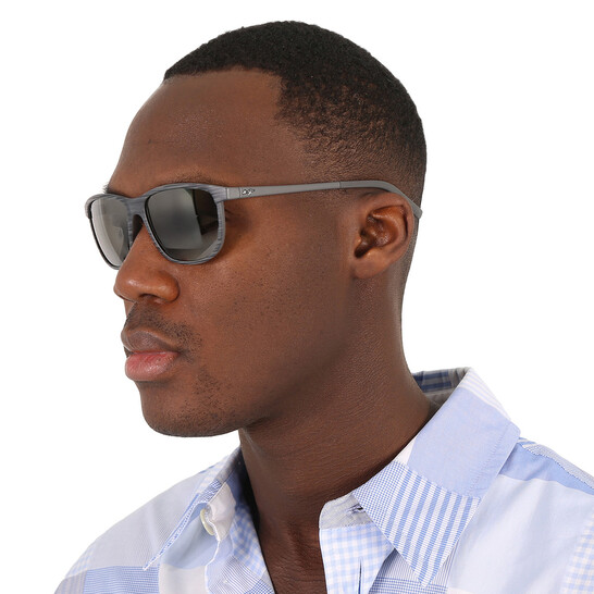 サングラス Maui Jim Maui Jim - LELE KAWA - grey lele kawa grey strip Maui Jim Lele Kawa Classic Grey Stripe Sunglasses Polarized