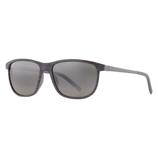 Maui Jim Lele Kawa Neutral Grey Rectangular Unisex Sunglasses 811