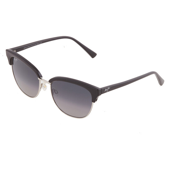 Maui Jim Lokelani Neutral Grey Cat Eye Sunglasses GS825-02 55