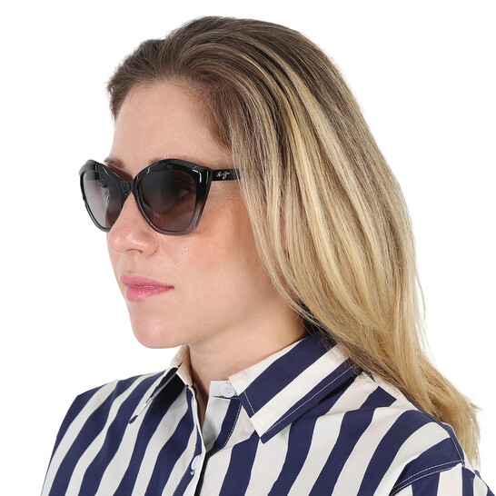 Maui Jim Lotus Neutral Grey Butterfly Ladies Sunglasses  display picture 2