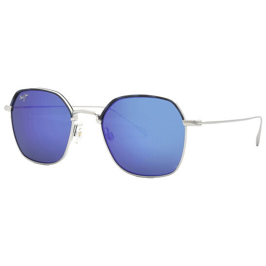 Maui Jim Moon Doggy Blue Hawaii Geometric Unisex Sunglasses B874
