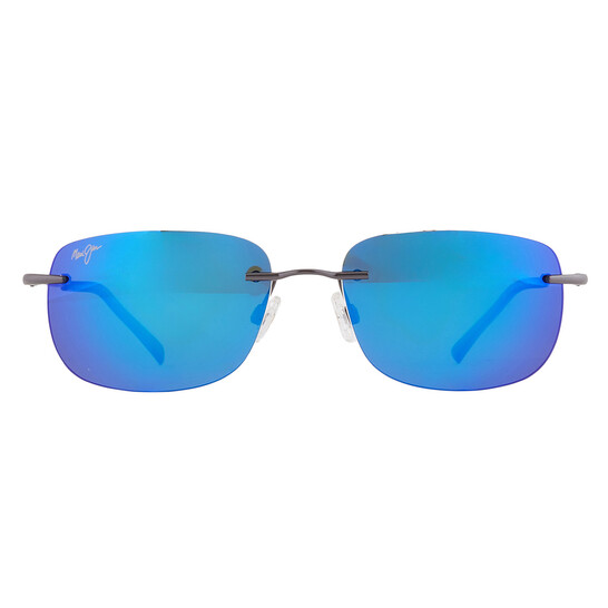 Maui Jim Ohai Blue Hawaii Rectangular Unisex Sunglasses B334-02D