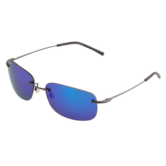 Maui Jim Ohai Blue Hawaii Rectangular Unisex Sunglasses B334-02D