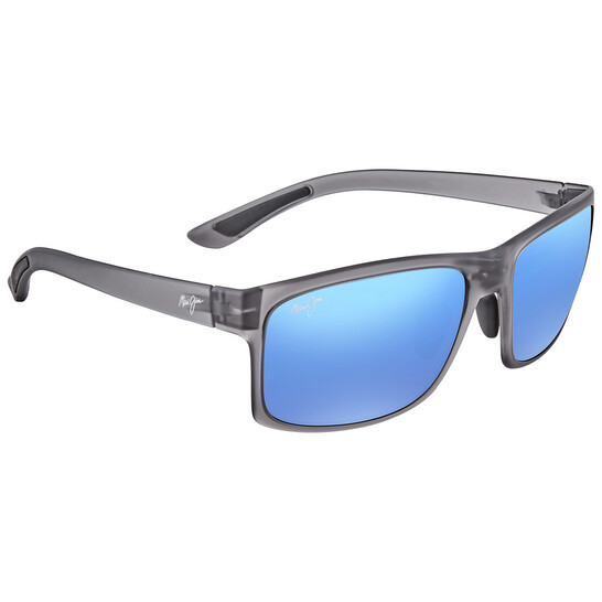サングラス Maui Jim Maui Jim - Pokowai Arch Blue Hawaii Maui Jim Pokowai Arch Blue Hawaii Rectangular Men's