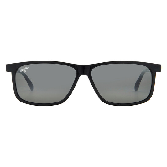 Maui Jim Pulama Neutral Grey Rectangular Unisex Sunglasses 618-02