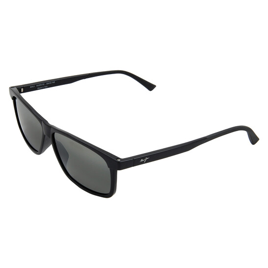 Maui Jim Pulama Neutral Grey Rectangular Unisex Sunglasses 618-02