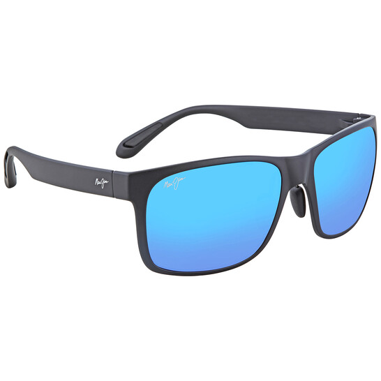 Maui Jim Red Sands Blue Hawaii Square Men's Sunglasses B432
