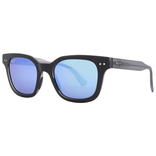 Maui Jim Shore Break Blue Hawaii Square Unisex Sunglasses 
